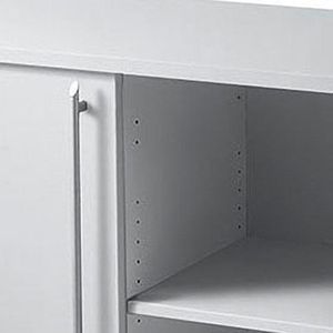 Produktbild für Sideboard Hammerbacher SB2T, aus Holz, lichtgrau