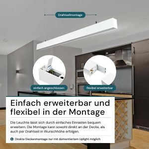 Produktbild für Pendelleuchte Luxula LX700305, mit LED