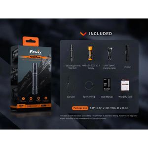 Produktbild für Taschenlampe Fenix PD36R Pro, LED, aufladbar