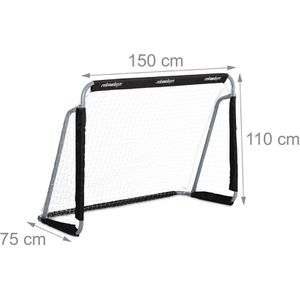 Produktbild für Fußballtor Relaxdays 10026102, aus Metall