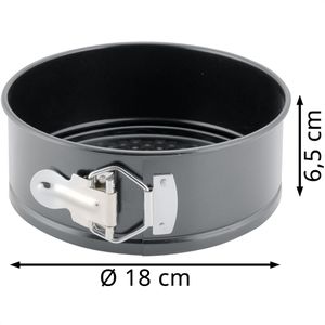 Produktbild für Backform Axentia 253813, mit Flachboden, aus Stahl