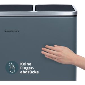 Produktbild für Mülleimer Les-Collectors N984, blaugrau