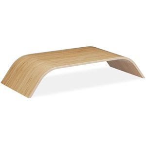 Monitorständer Relaxdays 10026132, Bambus