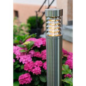 Produktbild für Wegeleuchte Heitronic Larisa, silber, mit 230 V Netzstrom