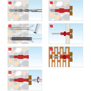 Produktbild für Dübel Tox 010260001, Big Pack Allzweckdübel Tri 6/36