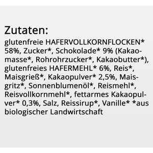 Produktbild für Müsli Bauckhof Hafer Knusper extra Schoko, glutenfrei, BIO