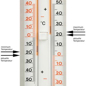 Produktbild für Thermometer TFA 10.3014.14, Maxima-Minima, analoge Skala