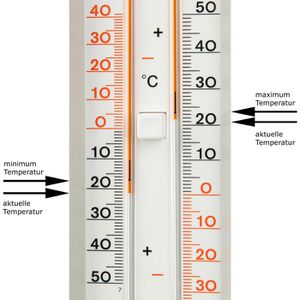 TFA Thermometer 10.3014.14 Maxima Minima, analog, innen/außen, 23