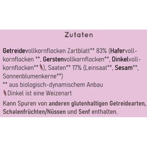 Produktbild für Müsli Bauckhof Basis Müzli Zartes Kilo demeter, BIO