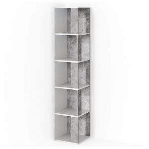 Bücherregal Vicco Lio, beton grau