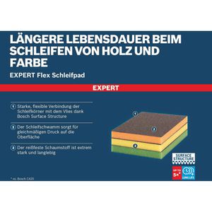 Produktbild für Schleifschwamm Bosch Expert S473 Flex, für Farbe &amp; Holz