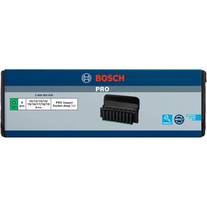 Produktbild für Steckschlüssel Bosch PRO Impact Socket, 9-teilig