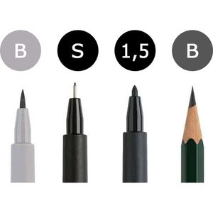 Produktbild für Tuschestifte Faber-Castell Pitt Artist Pen 267118
