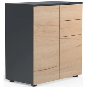 Produktbild für Kommode VCM Dalosa 4-Fach 918339, honig eiche