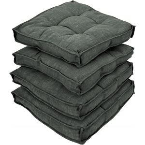 Stuhlkissen Zollner FARO, grau, für Außen