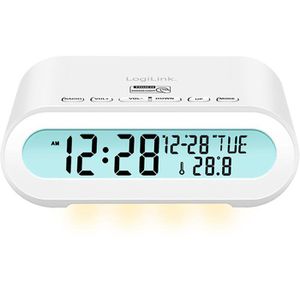 Produktbild für Radiowecker LogiLink SC0121W weiß