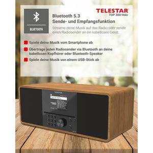 Produktbild für Radio Telestar Top 300 DAB+