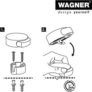 Produktbild für Türstopper Wagner-System EH-5111, Gummi / Metall