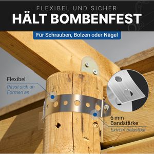 Produktbild für Lochband Garsiduro MLB-GALV-19mm