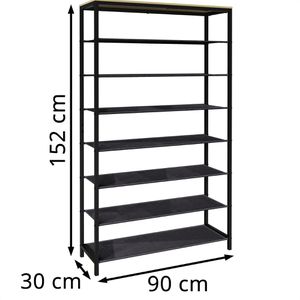 Produktbild für Schuhregal VCM Taliro, aus Metall