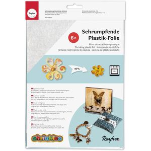 Produktbild für Schrumpffolie Rayher 89595102, weiß, 20 x 26 cm