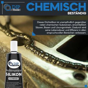Produktbild für Dichtmasse DIP-Tools Hochtemperatur-Silikon, 85ml