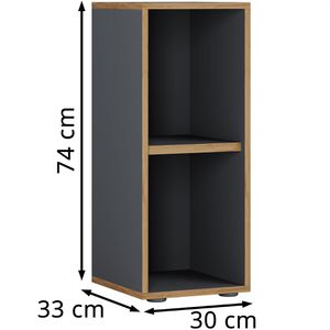 Produktbild für Aktenregal VCM Salia 920707, Holz