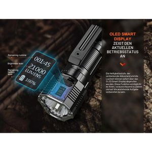 Produktbild für Taschenlampe Fenix LR60R, LED, aufladbar