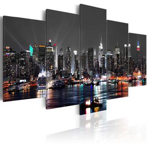 Wandbild Artgeist New York bei Nacht