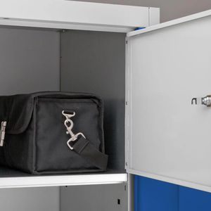 Produktbild für Werkzeugschrank Mauser MKSTM5/19E7, aus Metall, grau / blau