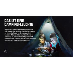 Produktbild für Campinglampe Wuben F5, aufladbar