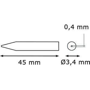 Produktbild für Lötspitze Weller 4SPI15210-1