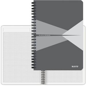 Collegeblock Leitz Office grau, 4458-10-85, A5