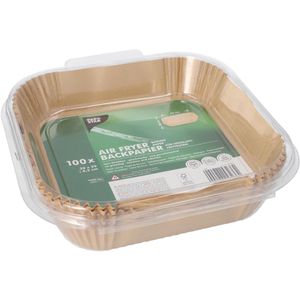 Backpapier Papstar für Heißluftfritteusen, 20 x 20 cm