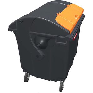 Produktbild für Müllcontainer Sulo Citybac 1100 RD, grau/orange