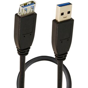 LogiLink USB-Kabel USB 3.0, 1,0m, Verlängerungskabel, A Stecker