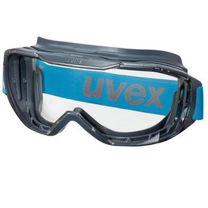 Schutzbrille Uvex megasonic, grau-blau, Vollsichtbrille