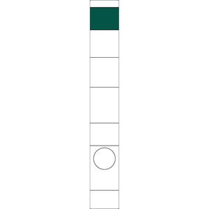 Rückenschilder Böttcher-AG Premium, für Handbeschriftung, weiß
