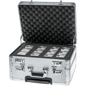 Produktbild für Pilotenkoffer Alumaxx Challenger 45150, silber, 25 Liter