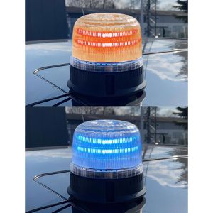 Produktbild für Warnleuchte Berger&amp;Schröter blau &amp; orange, mit 360° LED