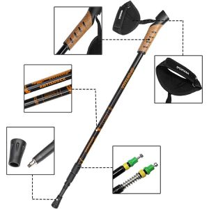 Produktbild für Nordic-Walking-Stöcke Monzana Teleskop Set, je 250 g