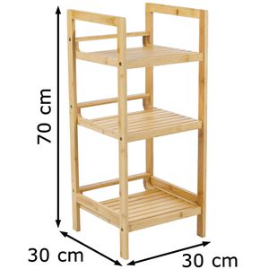 Produktbild für Badregal Böttcher-AG 33322, aus Bambus