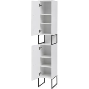 Produktbild für Badschrank Schildmeyer Limone 146128, mit 2 Füßen, weiß