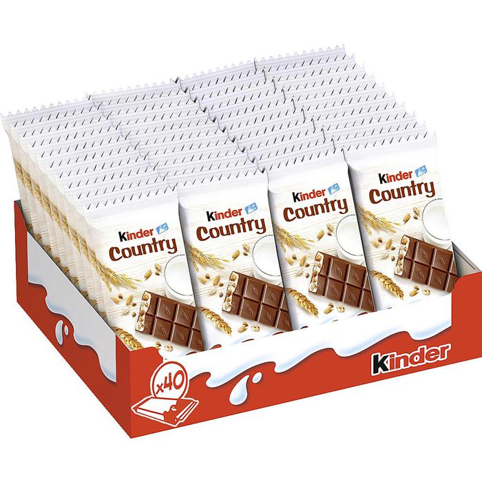 Ferrero Kinder Riegel Vollmilchschokolade mit Milch Cremefüllung 210g