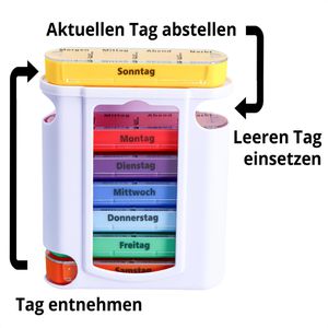 Produktbild für Tablettenbox TIGA-MED 7 Tage