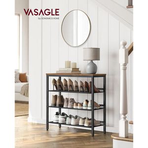 Produktbild für Schuhregal Vasagle LBS040B01, aus Metall