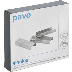 Heftklammern Pavo 8017799, Typ 23/12