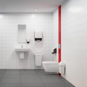 Produktbild für Toilettenpapierspender Katrin 77496, Inclusive System