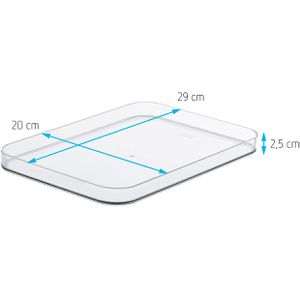 Produktbild für Deckel-Aufbewahrungsbox Smartstore Compact M, transparent