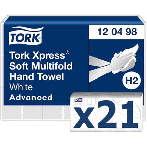 Papierhandtücher Tork Xpress Advanced, 120498, H2, 2-lagig